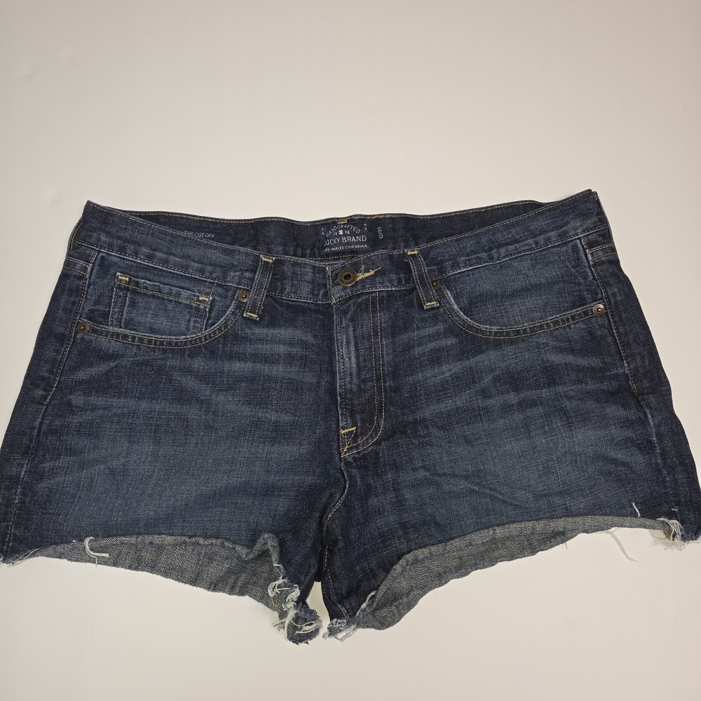 Lucky Brand Dark Blue Jean Shorts